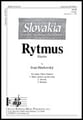 Rytmus SATB choral sheet music cover